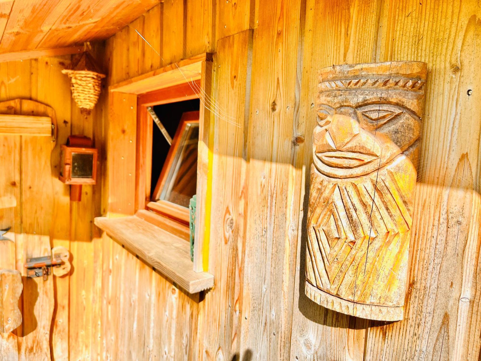 La Cabane Perchee Du Trappeur Ecrainville Ngoại thất bức ảnh