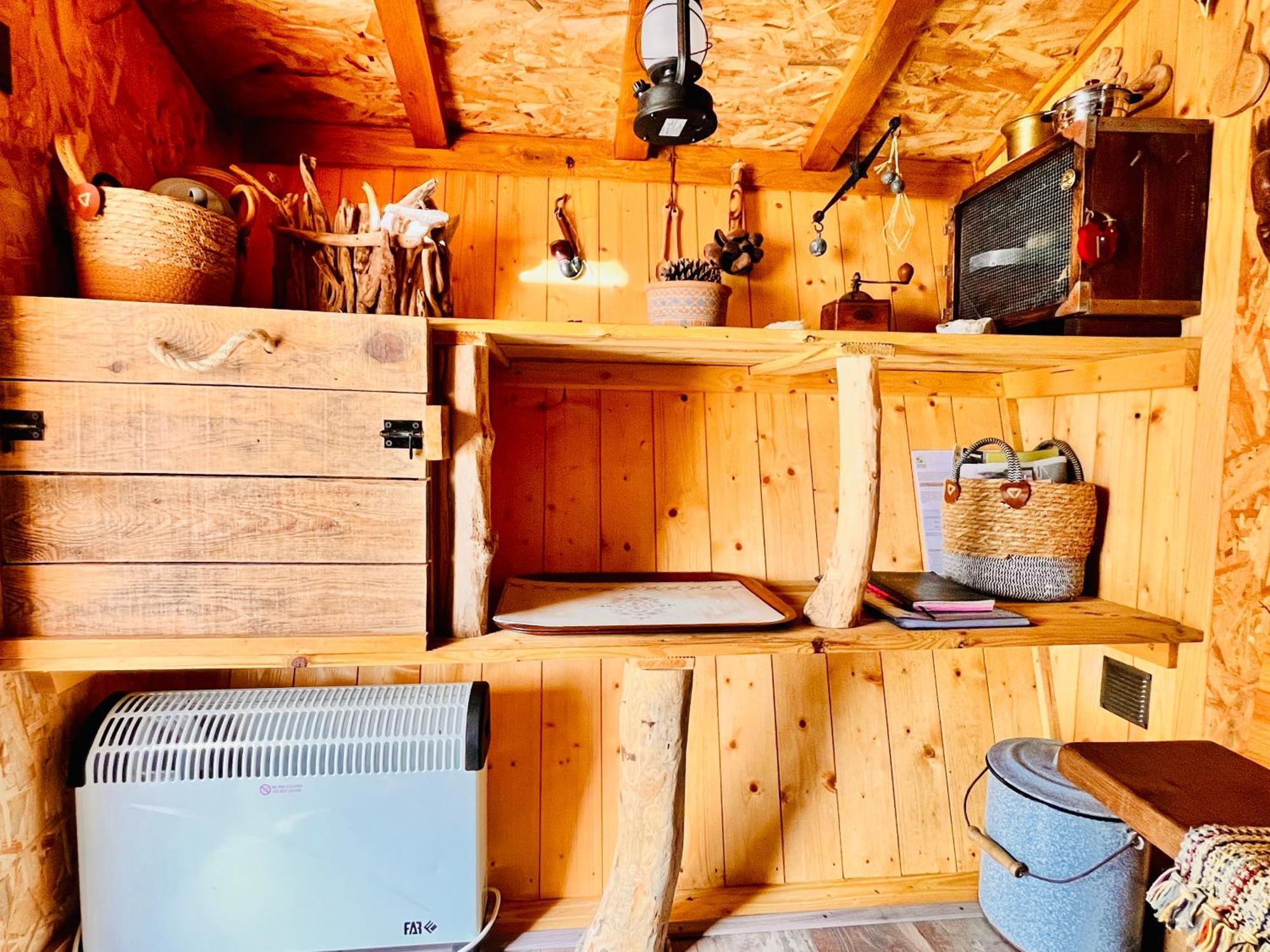 La Cabane Perchee Du Trappeur Ecrainville Ngoại thất bức ảnh