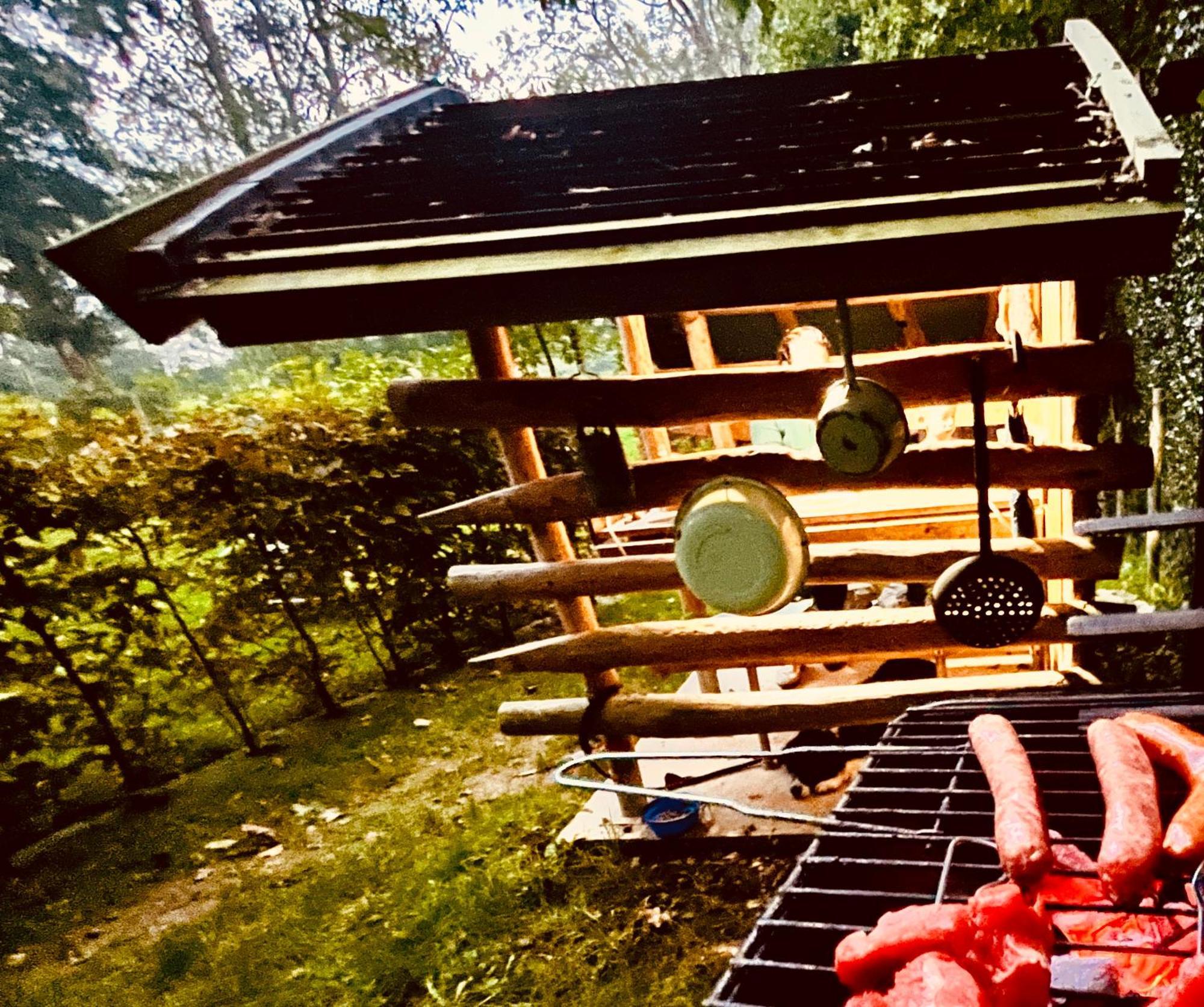 La Cabane Perchee Du Trappeur Ecrainville Ngoại thất bức ảnh